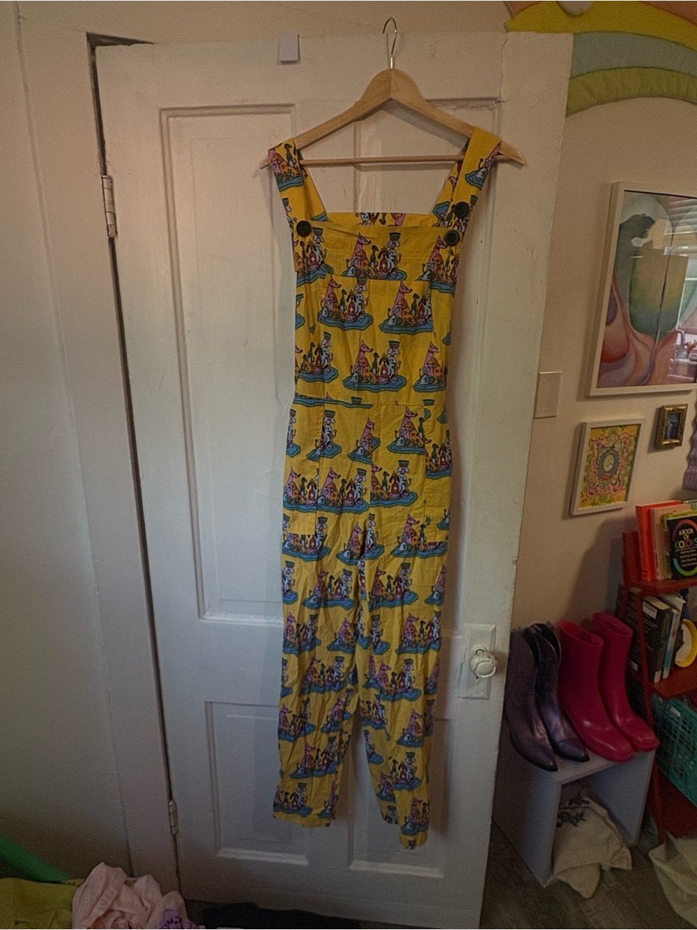 Nooworks Dog Party Overalls Size small